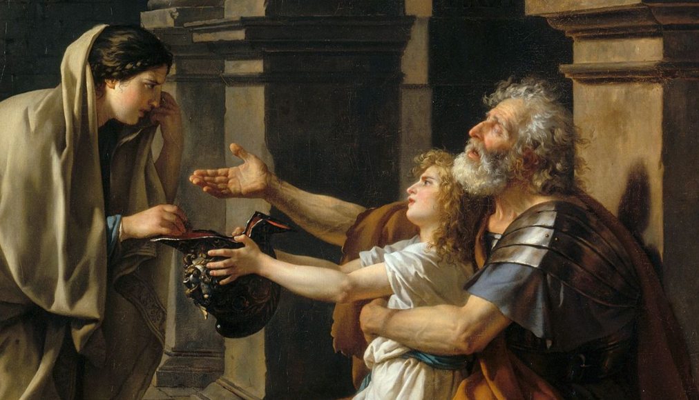 © DR / Bélisaire demandant l'aumône. Extrait d'un tableau de Jean-Louis David
