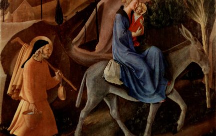 La fuite en Egypte par Fra Angelico © Wikimedia Commons