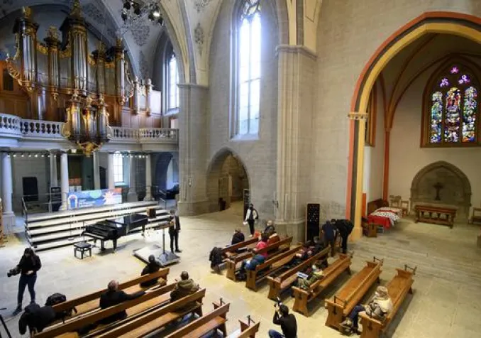 L’Eglise Saint-François à Lausanne. Keystone - Laurent Gillieron