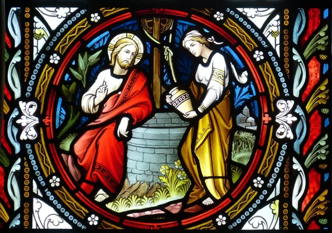 Jésus et la femme samaritaine ©Pixabay