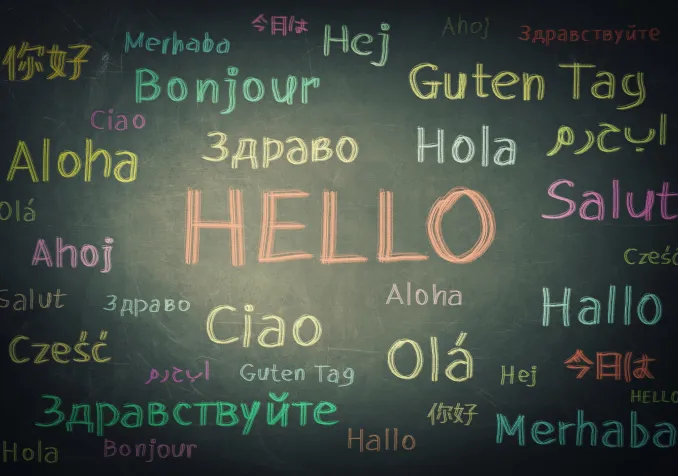 Bonjour en différentes langues (c) iStock