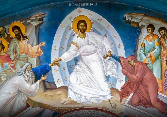 Aube de Pâques à Crêt-Bérard Aube de Pâques