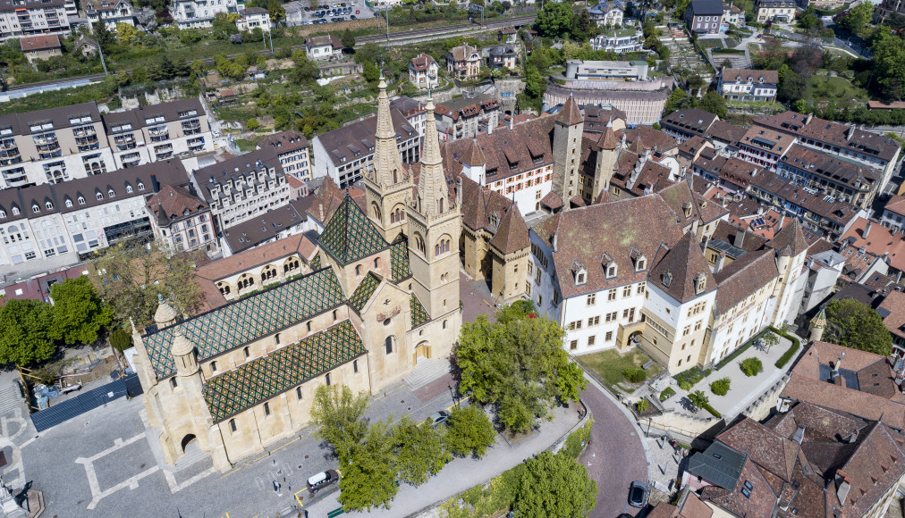 La Collégiale de Neuchâtel / ©Ville de Neuchâtel / Lucas Vuitel