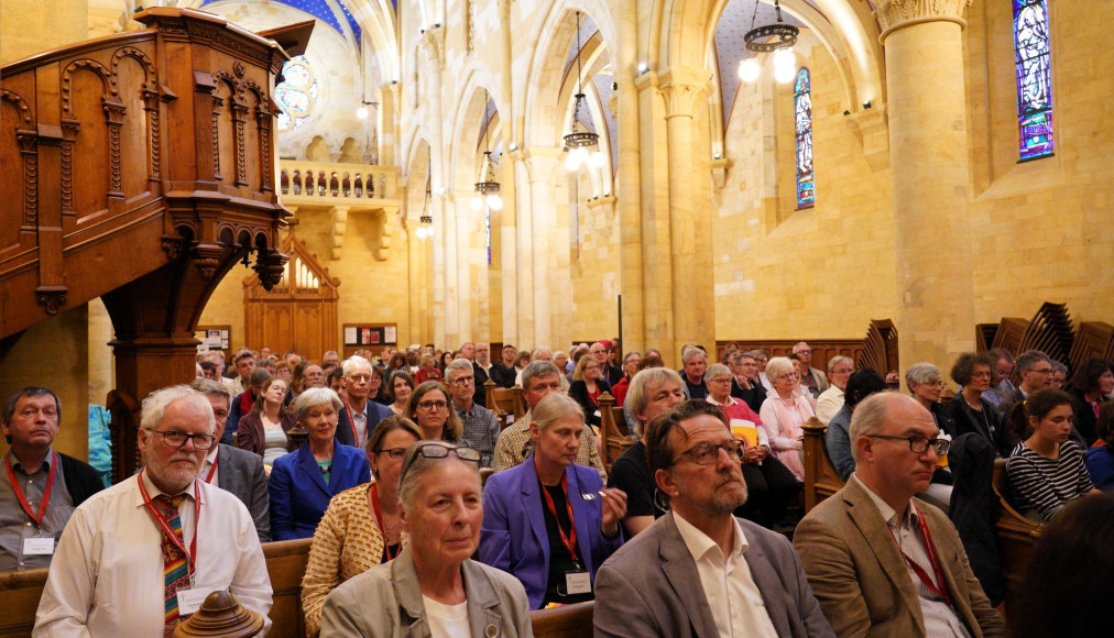 Culte à la Collégiale de Neuchâtel, 9 juin 2024, accueillant le synode de l&#039;EERS / ©EERS