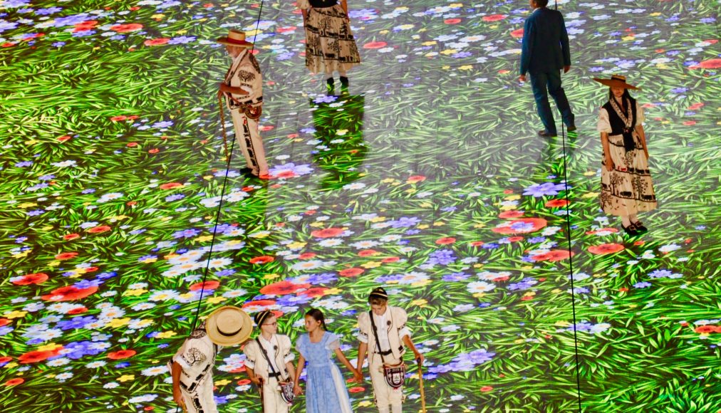 De l&#039;herbe plus verte que nature, tableau de la Fête des Vignerons / ©Michel Kocher