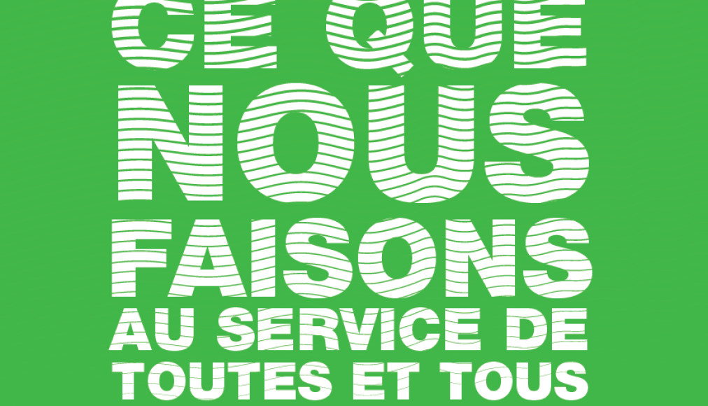 Ce que nous faisons au service de toutes et tous. © OIC – EERV