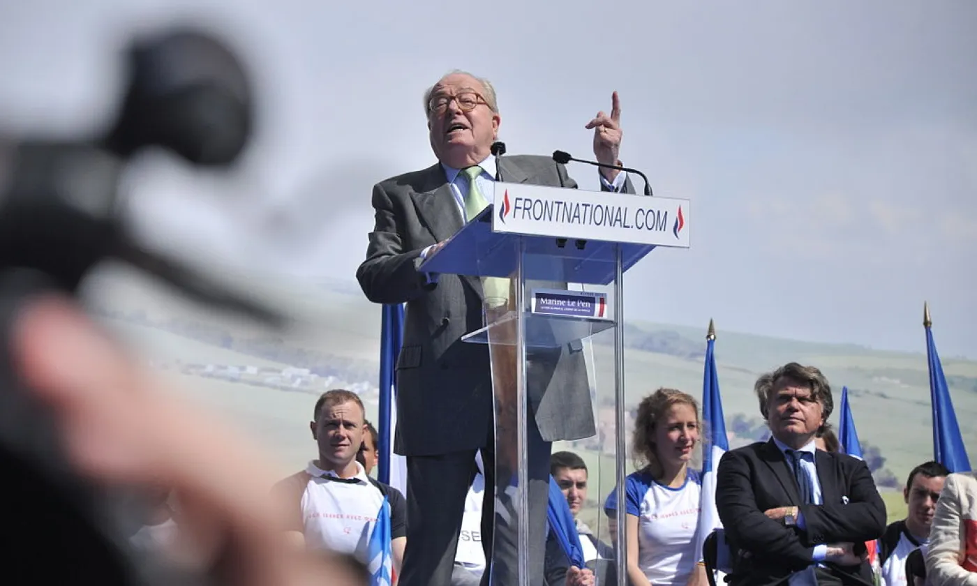 Jean-Marie Le Pen en 2012 ©Blandine Le Cain, CC BY 2.0 Wikimedia Commons