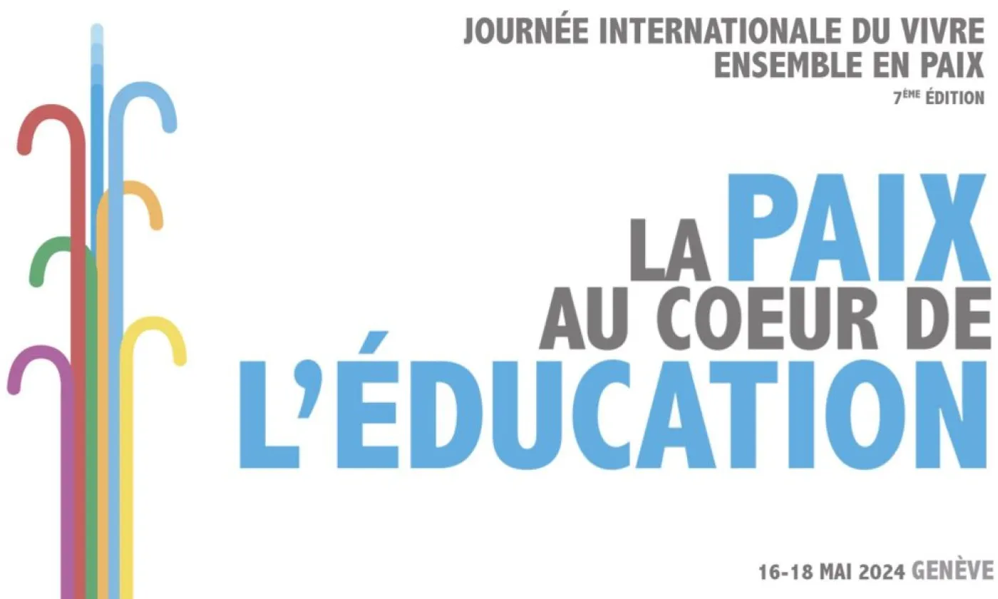 Journée internationale du vivre ensemble en paix, 16 mai 2024 à Genève ©DR