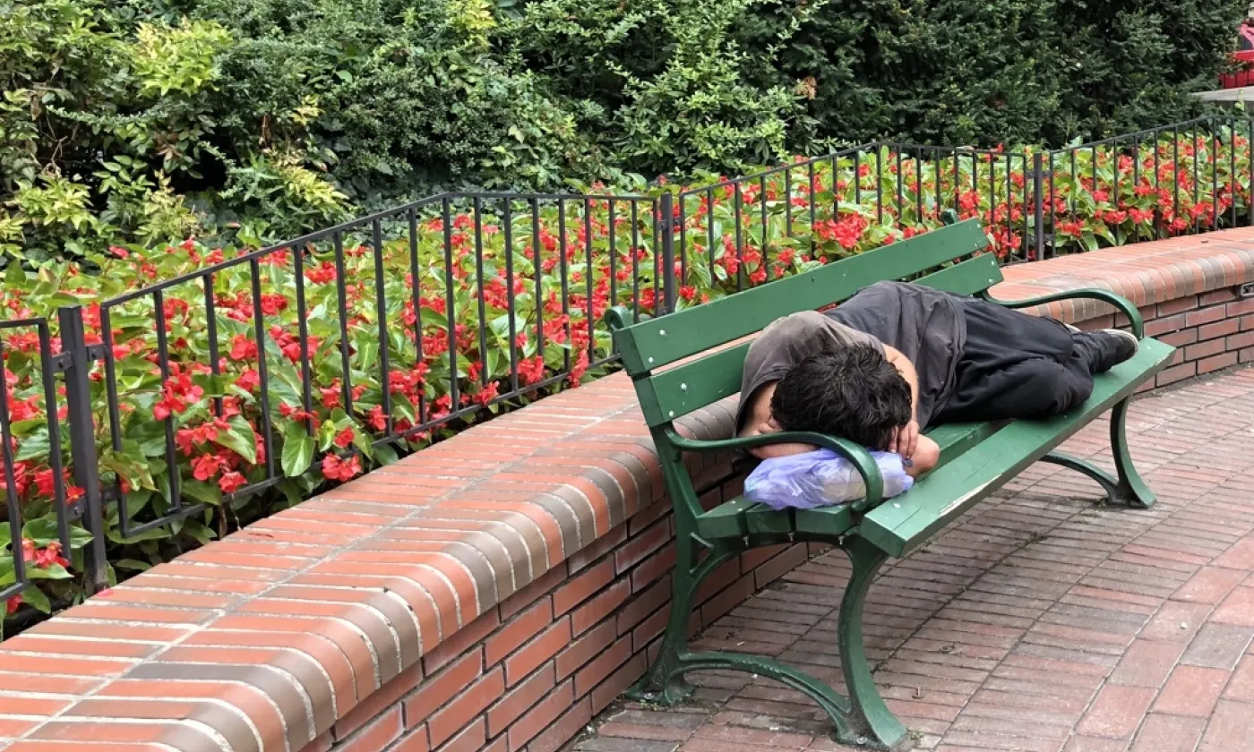 Sans-abri en Hongrie © Gabrielle Desarzens / RTSreligion