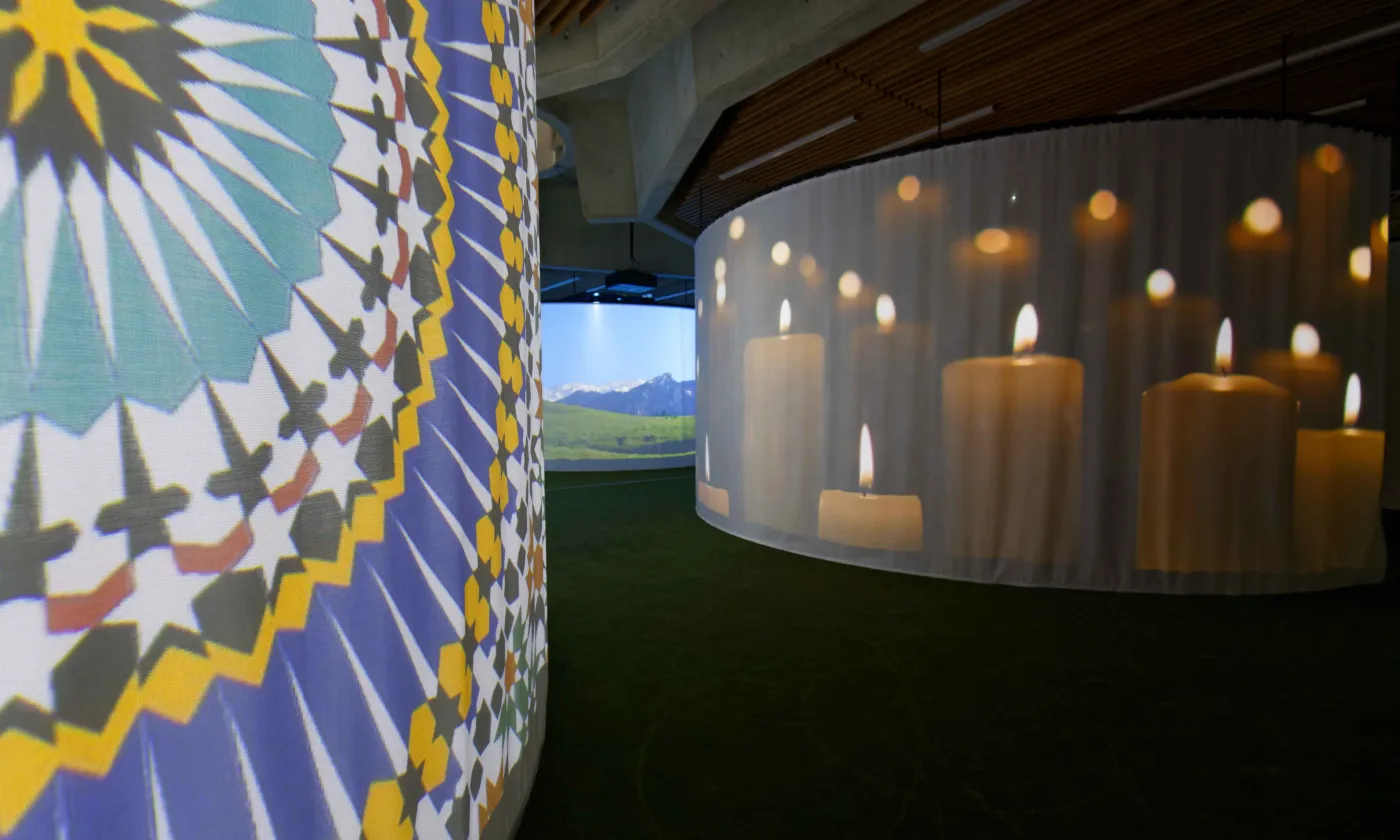 Espace de ressourcement interconfessionnel et humaniste inauguré aux HUG le 18 septembre 2019. DR