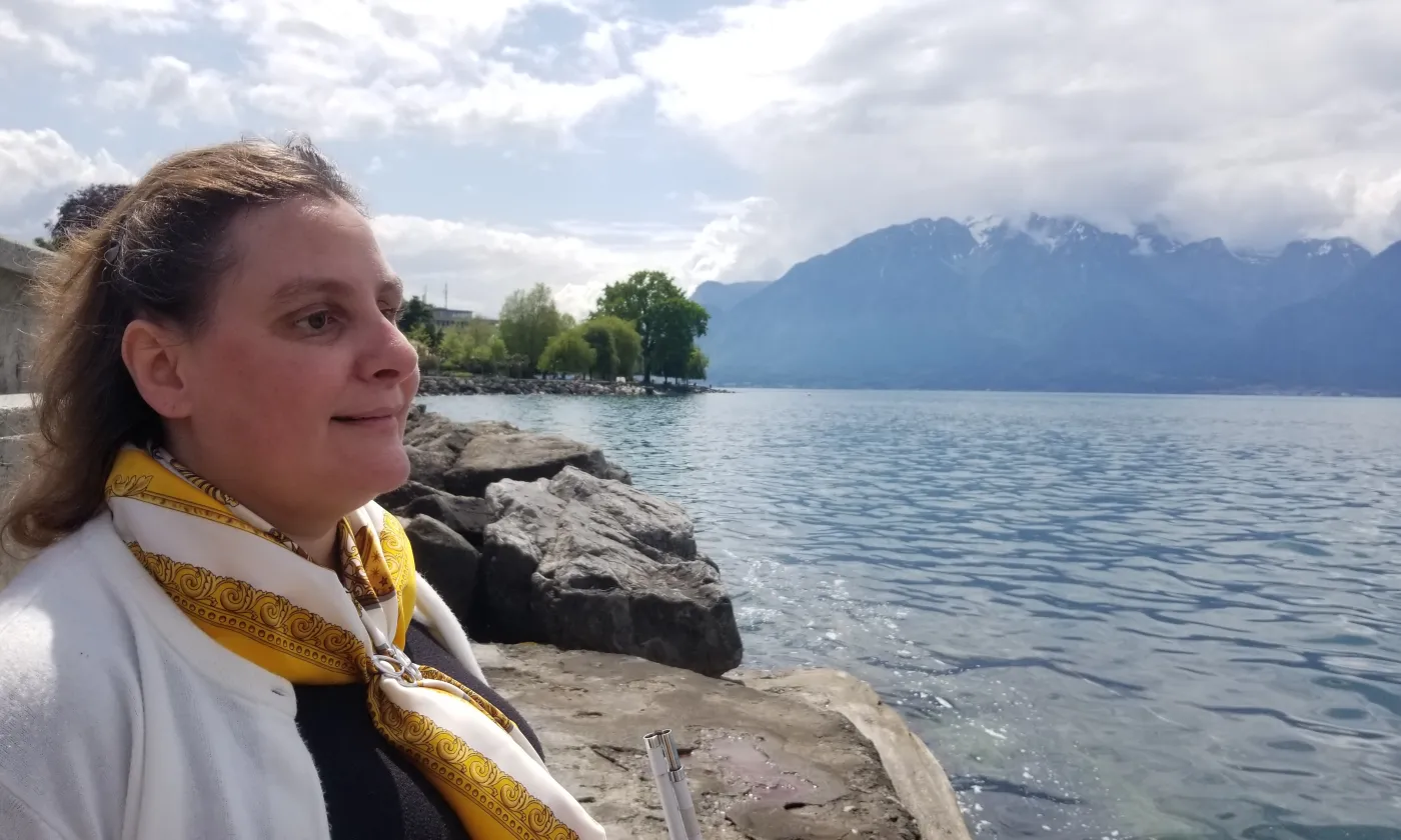 Christine Cloux, de la Mission Evangélique Braille ©Christine Mo Costabella / RTSreligion