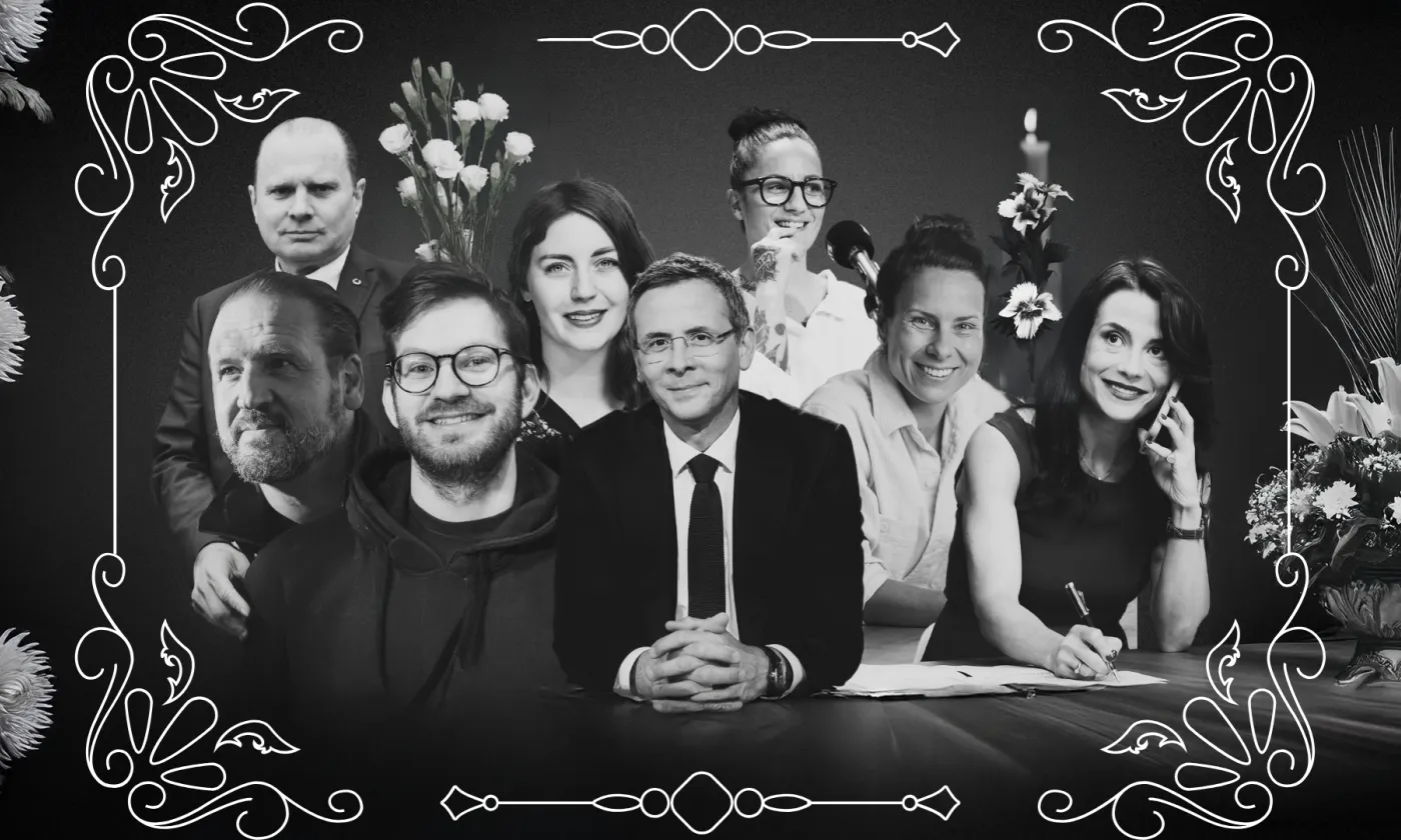 Philippe Leuba, Nicolas Feuzm Thomas Wiesel, Léonore Porchet, Philippe Revaz, Marie Riley, Phanee de Pool, Laetitia Guinand  Lucien Cogne, Réformés.ch