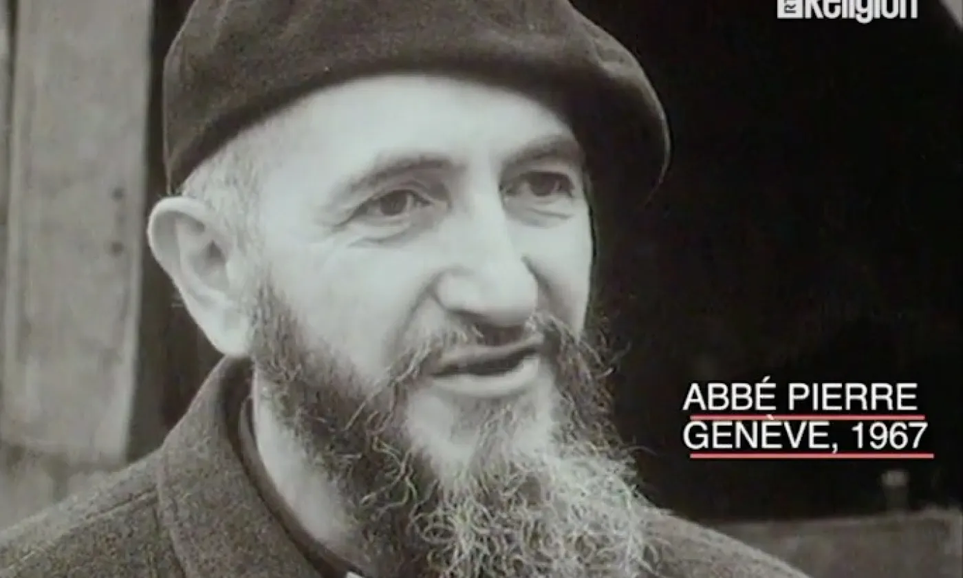 Abbé Pierre, fondateur de la communauté d'Emmaüs ©Archives RTS / RTSreligion