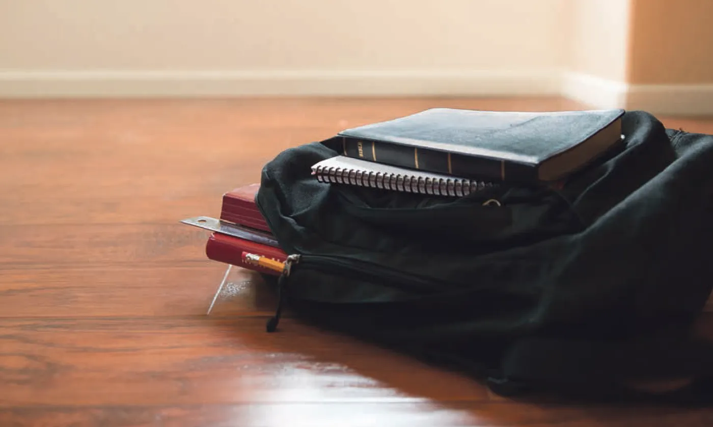 Sac à dos d'écolier © iStock