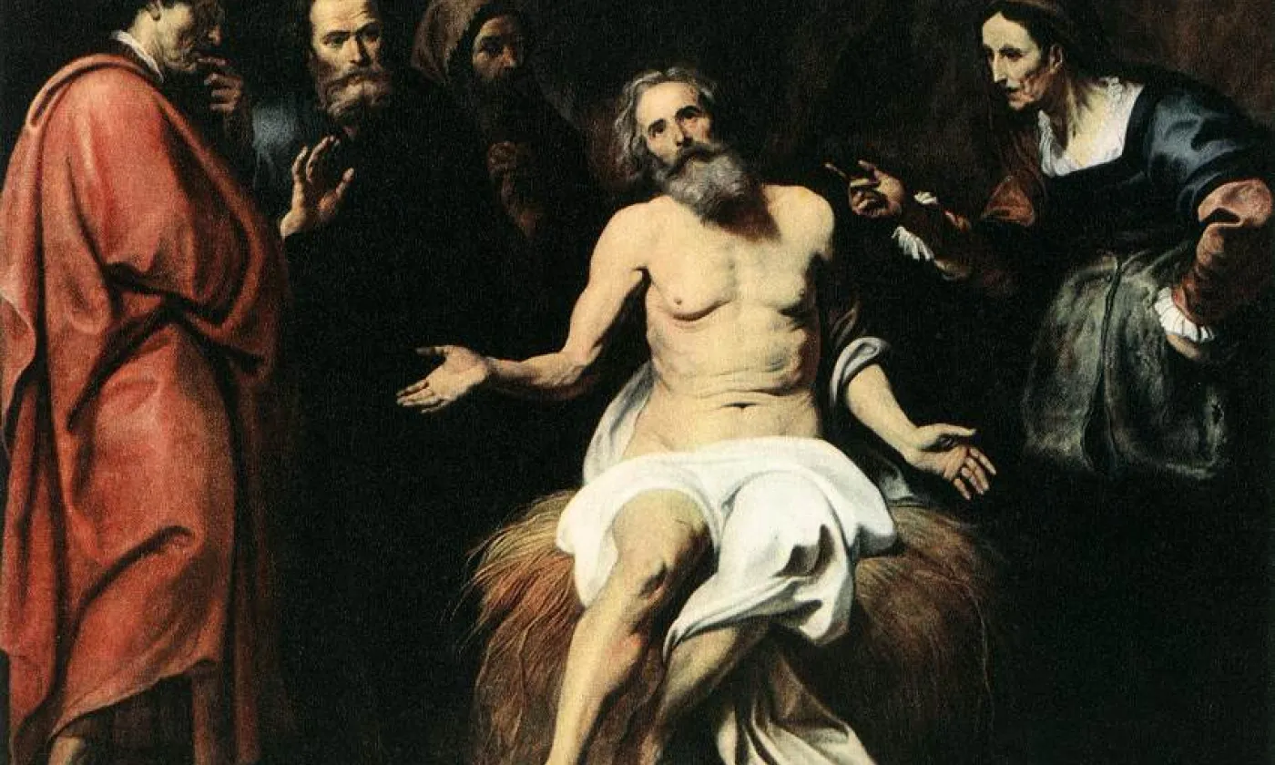 Peinture représentant les malheurs de Job de Gerard Seghers Wikia