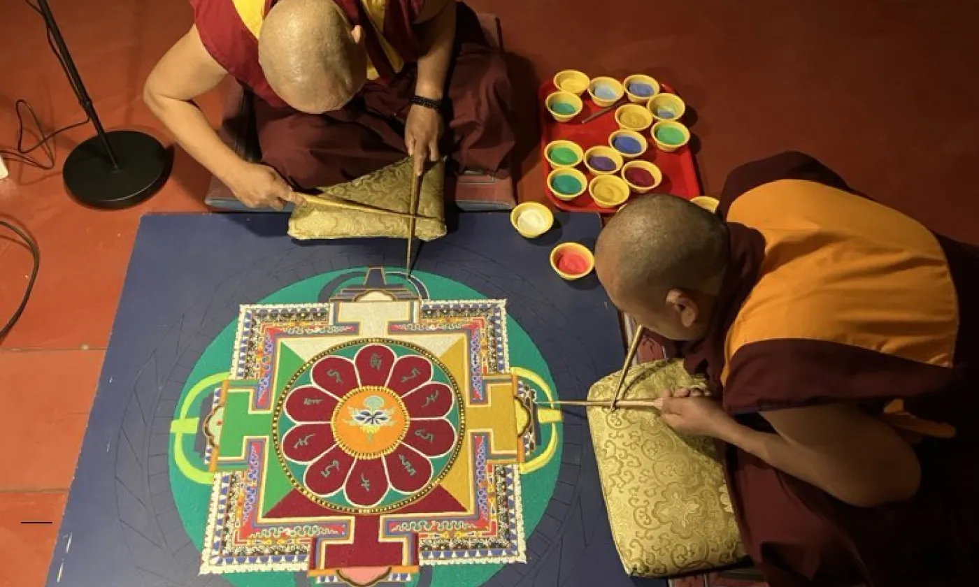 Création d'un mandala ©Laurence Villoz