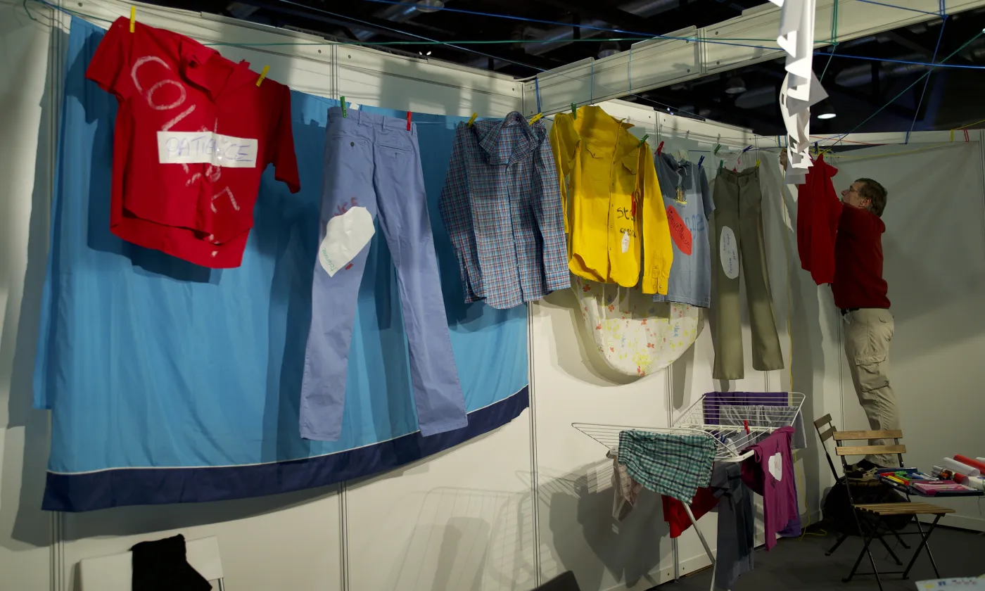 Le stand des Eglises au Salon du mariage ©Max Idje