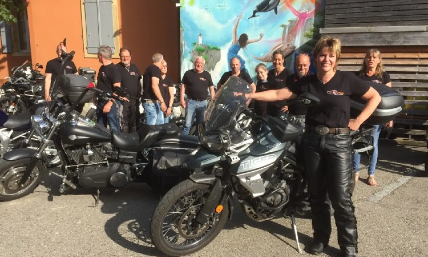 Les membres du Roc'N'Road à Colombier ©Laurence Villoz/RTSreligion