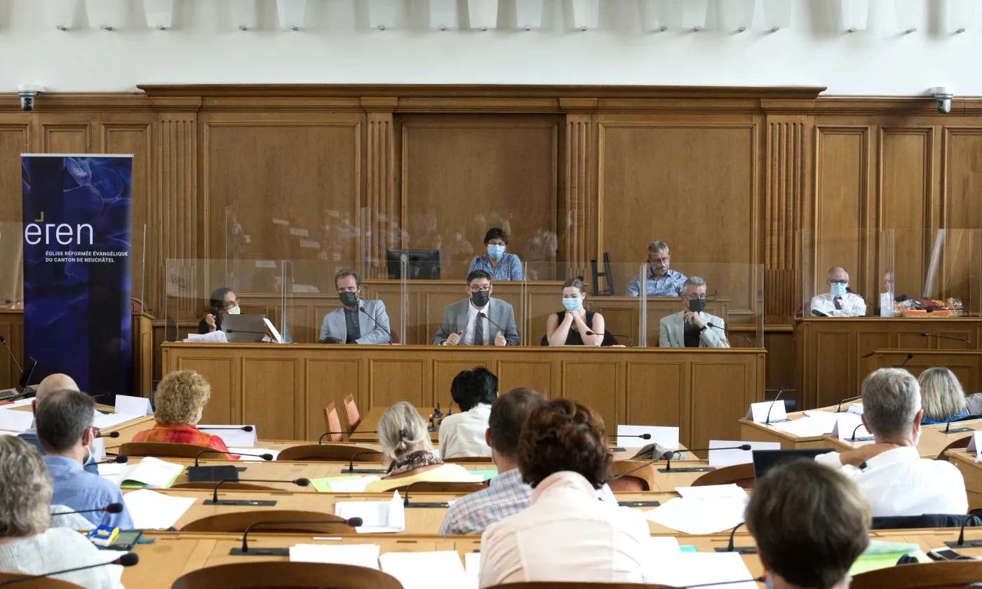 Les délégués au Synode de l’Église réformée évangélique neuchâteloise (EREN) se sont réunis, mercredi 25 août Pierre-William Henry