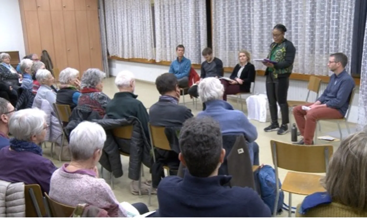 Une table ronde sur l’efficacité de la transition intérieure en vue d’une transition écologique s’est tenue en février à la chapelle de la Maladière de Neuchâtel.  ©DR