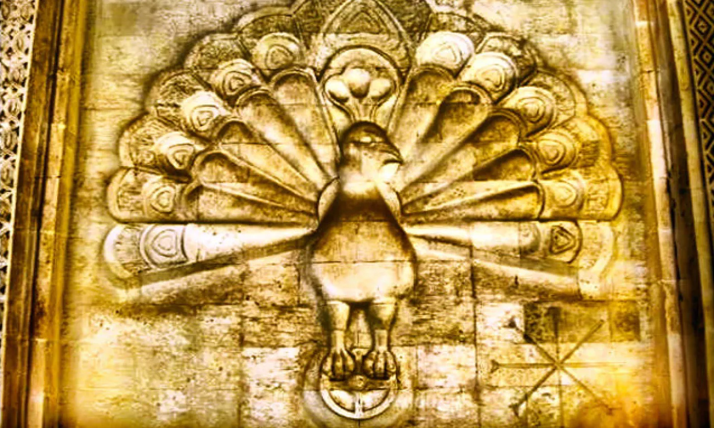 L'Ange-Paon, l'archange gardien du monde vénéré par les Yezidis ©Wikimedia/YZD/CC BY SA 3.0