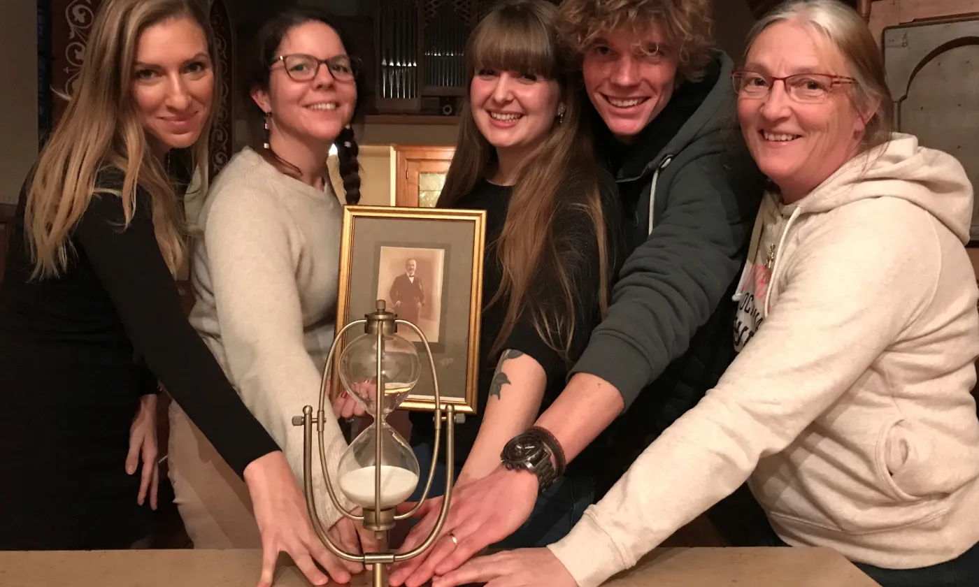 Les concepteurs du "Trelexcape Game" ©Fabien Hünenberger/RTSreligion