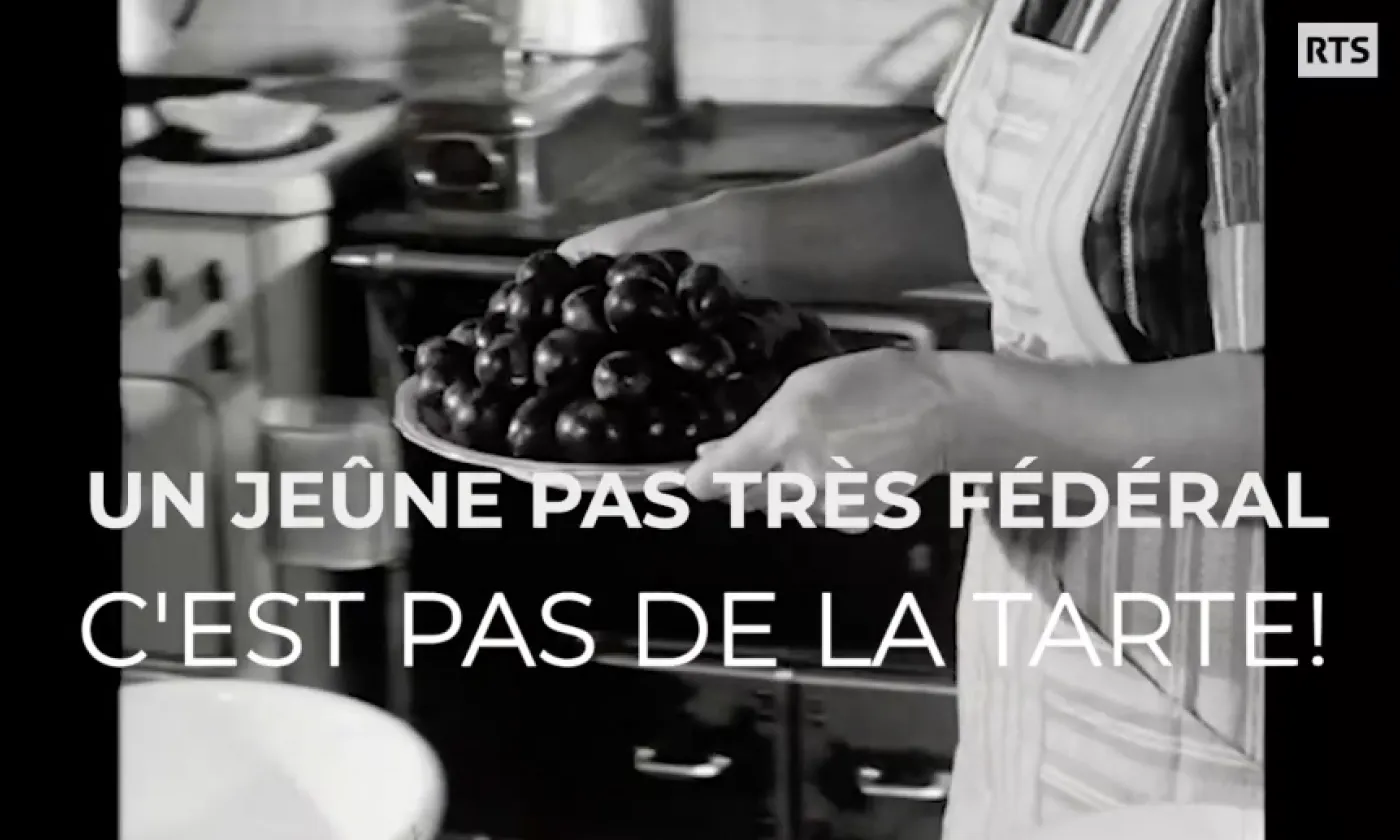 Un jeûne pas très fédéral: c’est pas de la tarte! ©RTSreligion