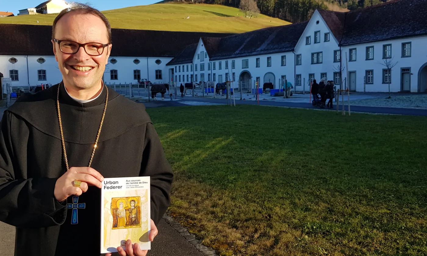 Urban Federer, abbé du monastère d'Einsiedeln © Davide Pesenti / RTSreligion