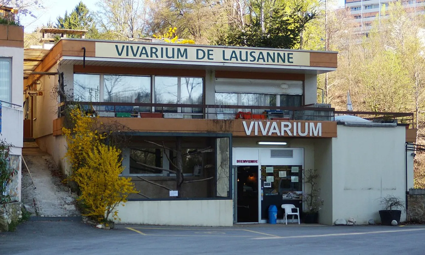 Le Vivarium de Lausanne en 2011 ©Gzzz, CC BY-SA 3.0 Wikimedia Commons