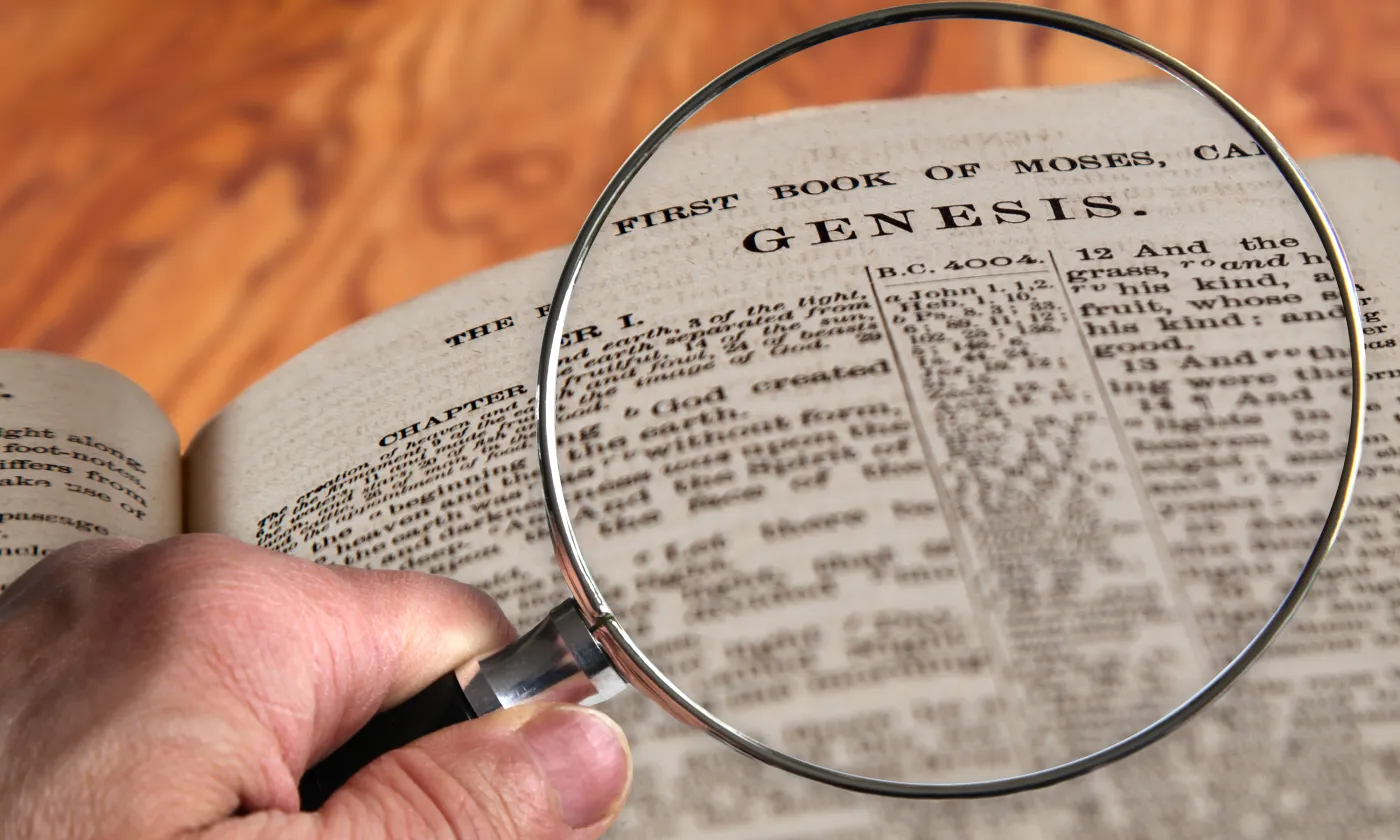 La Genèse a été passée à la loupe lors de la première conférence. @ iStock/ronniechua