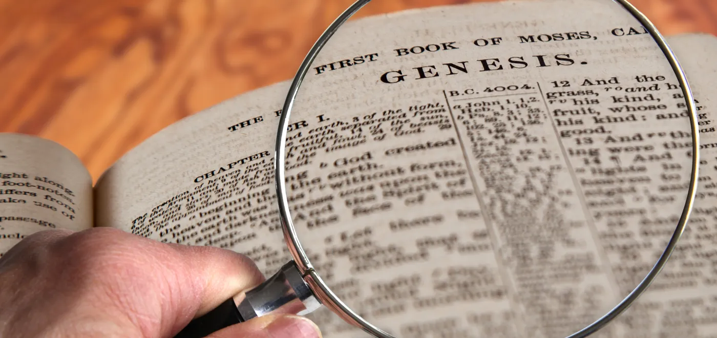 La Genèse a été passée à la loupe lors de la première conférence. @ iStock/ronniechua