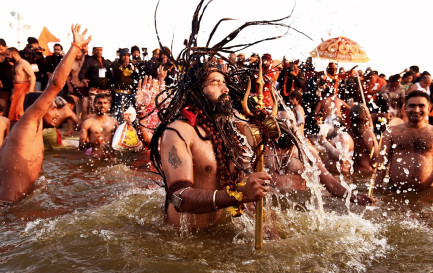 Le festival de Kumbh Mela à Praygraj en 2019. / ©Vitthal Jondhale, CC BY-SA 4.0 Wikimedia Commons