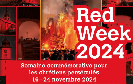 Extrait de l&#039;affiche de la campagne RedWeek2024 / ©ACN Suisse