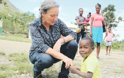 Marie-Jeanne Hautbois directrice pays en Haïti pour l’Entraide protestante suisse (EPER). / ©DR